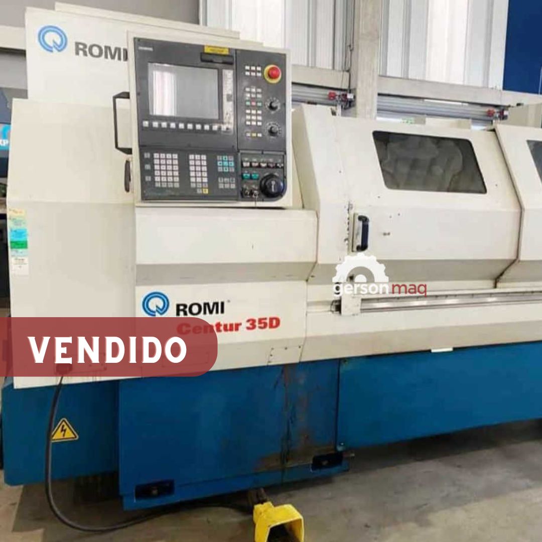 TORNO CNC ROMI CENTUR 35D X 1500 ANO 2008